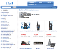 Tablet Screenshot of fgh-funkgeraete.de